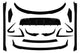 Aero kit compatible with Tesla Model Y (post 2020) with black elements