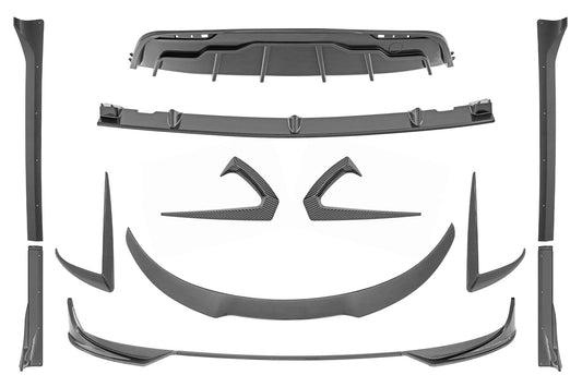 Pachet Aero compatibil cu Tesla Model Y (dupa 2020), culoare carbon