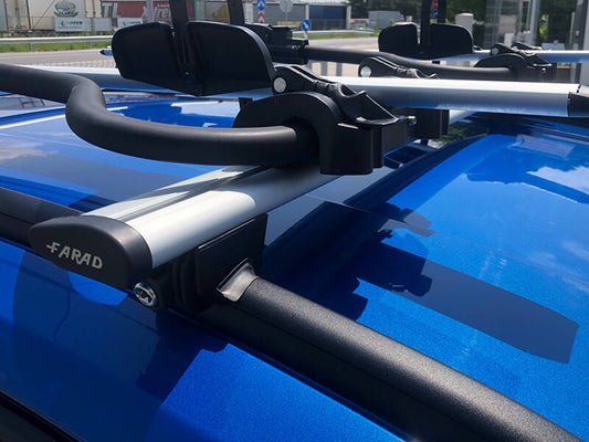 Bare aerodinamice din aluminiu Farad 120 gri