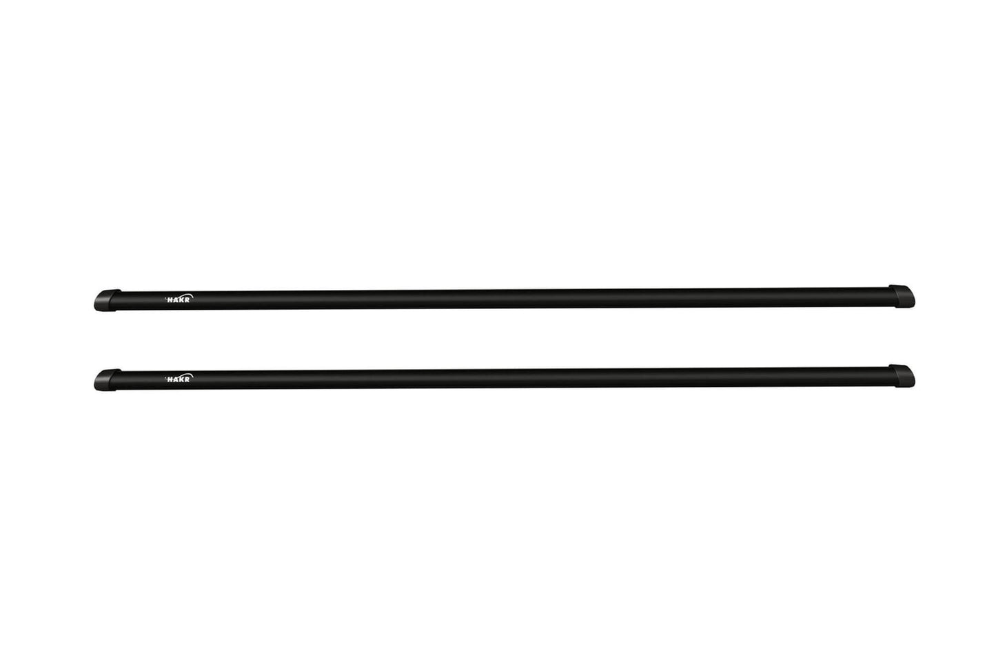 Bare din aluminiu Hakr Rods 1200x48x28mm, negre, 2 bucăți