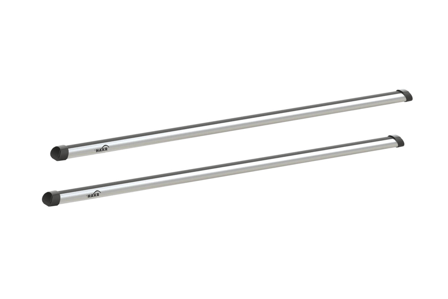 Bare din aluminiu Hakr Rods 1350x48x28mm, crom, 2 bucăți