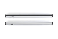 Bare din aluminiu Hakr Wing 1080x74x29mm, crom, 2 bucăți