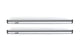 Barele din aluminiu Hakr Wing 1270x74x29mm, cromate, 2 bucăți