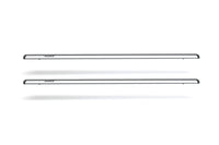 Barele din aluminiu Hakr Wing 1270x74x29mm, cromate, 2 bucăți