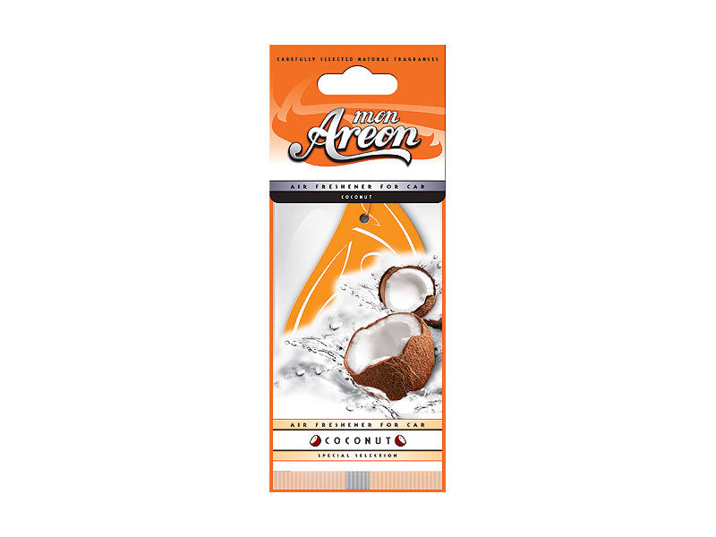 Odorizant auto Areon, seria Mon, aroma Cocos