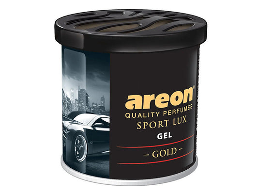 Odorizant auto gel Areon, Sport Lux Series, Aroma Gold