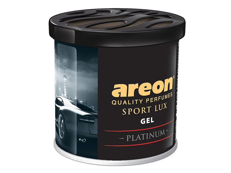 Odorizant auto Areon, seria Sport Lux Gel, aroma Platinum
