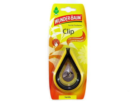 Wunder-Baum odorizant auto, seria Clip, aroma de vanilie