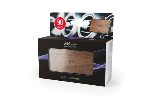 Odorizant auto Vinove, seria Modern Wood, aroma Milano