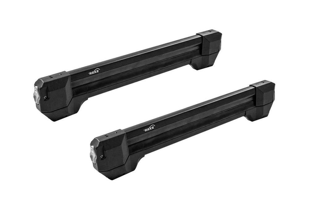 Suport schiuri Hakr Alu 4, latime 500 mm, pentru 4 schiuri, manere negre