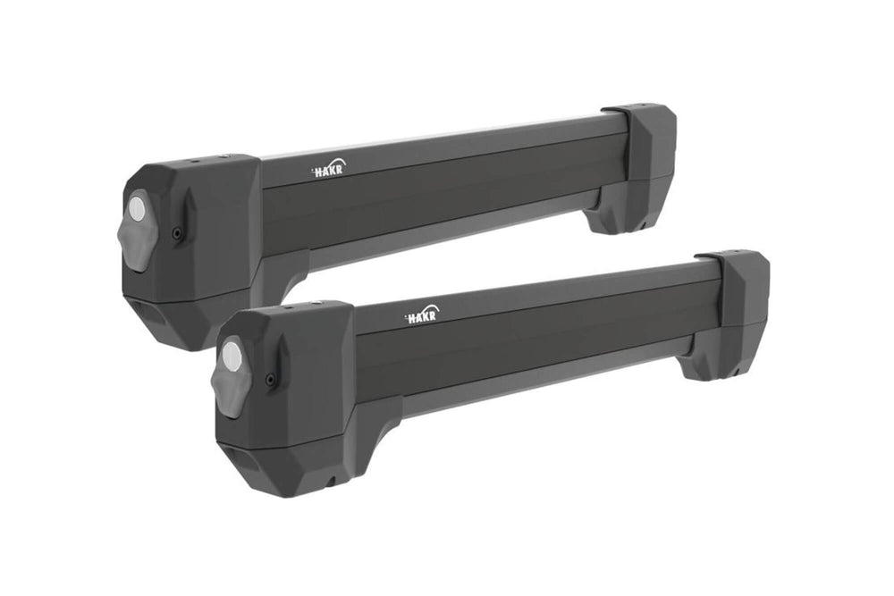 Suport schiuri Hakr Alu 6, latime 750 mm, pentru 6 schiuri, manere negre