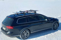 Suport schiuri Hakr Alu 6, latime 750 mm, pentru 6 schiuri, manere negre