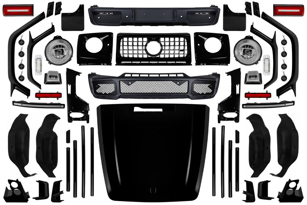 Pachet Brabus tip 800 compatibil cu Mercedes G class W463 (2008-2017), conversie la W464