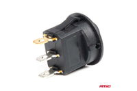Amio On/Off Button with 3 Pins and Red Indicator, 12V, 20A