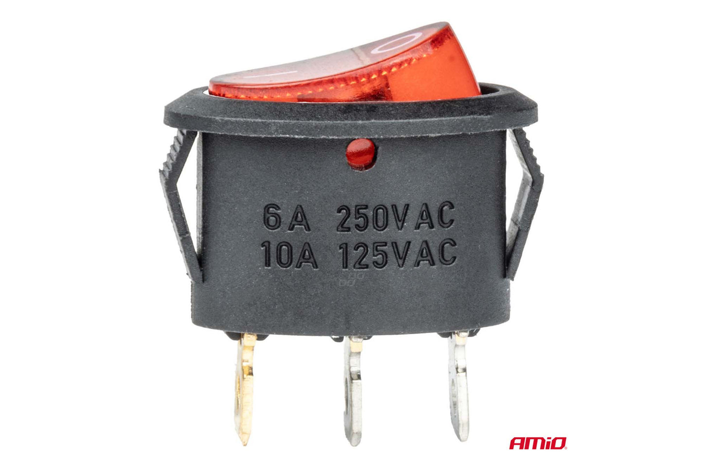 Amio On/Off Switch with 3 Pins and Light Indicator, 12V, 20A