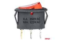 Amio On/Off Switch with 3 Pins and Light Indicator, 12V, 20A