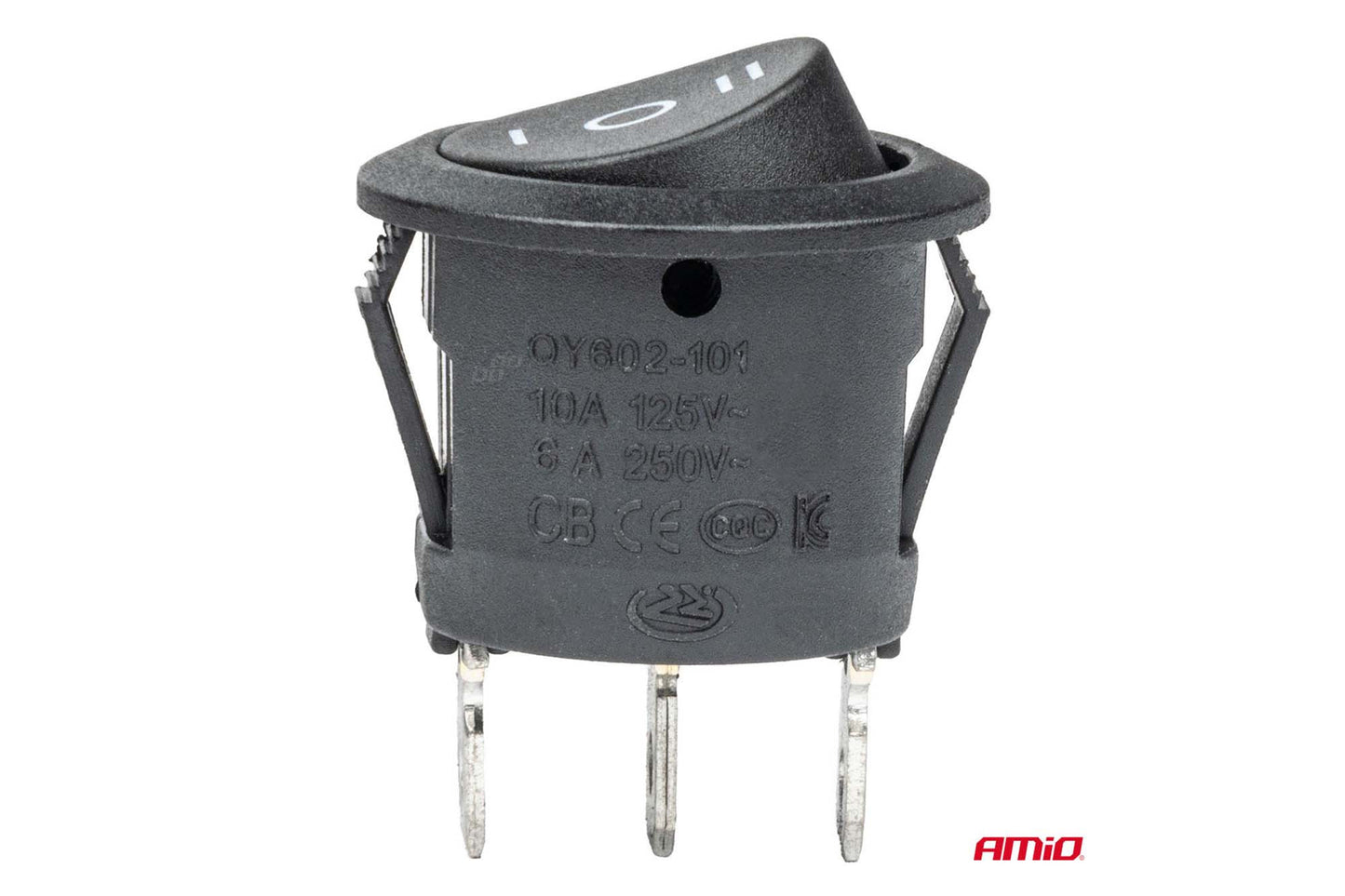 Amio on/off switch with 3 pins, 12V, 20A