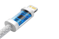 Cablu Baseus Dynamic White de la Type-C la iPhone, incarcare 23W