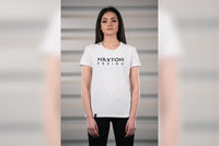 Tricou alb de damă Maxton Design