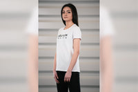 Tricou alb de damă Maxton Design
