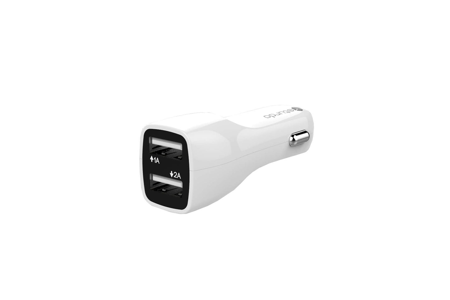 Incarcator auto USB alb Sturdo, 2xUSB, 2A