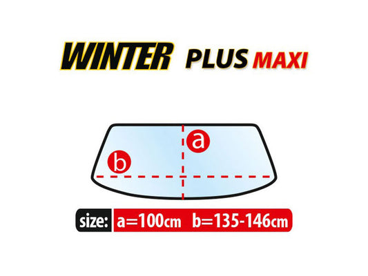 Parasolar auto negru Kegel, 110x135-146cm