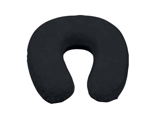 Pernă neagră în formă de „U” Petex, 29x28 cm