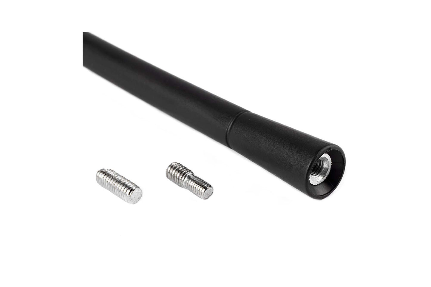 Amio antena auto neagra, lungime 18 cm, cu doi adaptoare
