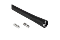Amio antena auto neagra, lungime 18 cm, cu doi adaptoare