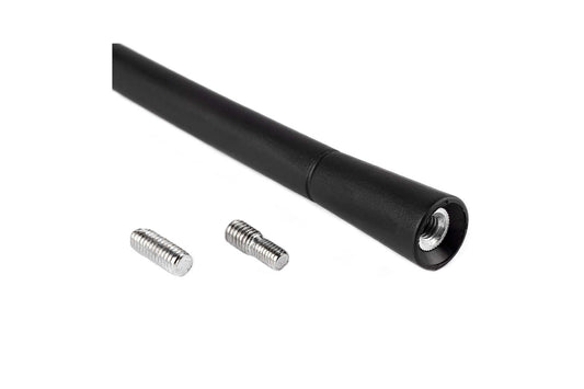 Amio car antenna black, 18 cm long, with two adapters