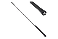 Antena auto Amio neagra, lungime 40 cm, cu doi adaptoare