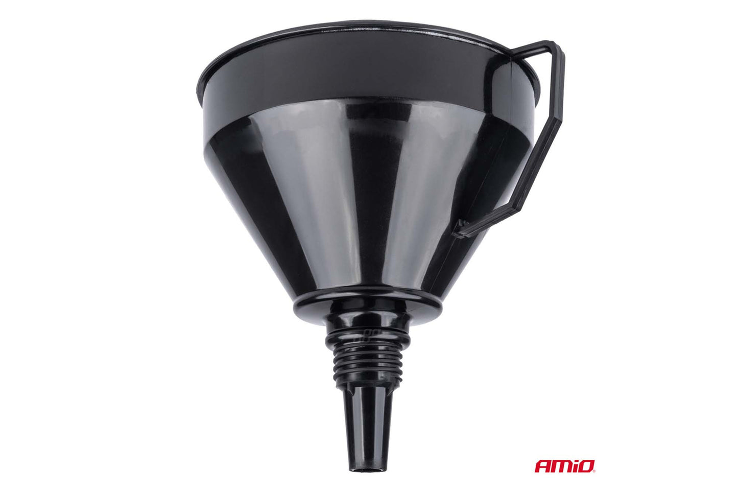 Pâlnie Amio neagră cu prelungitor, diametru 16cm