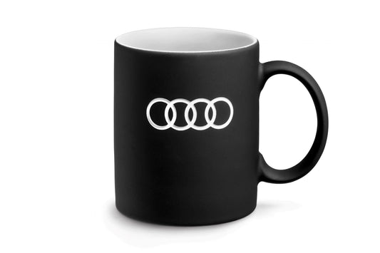 Cana ceramica Audi, neagra