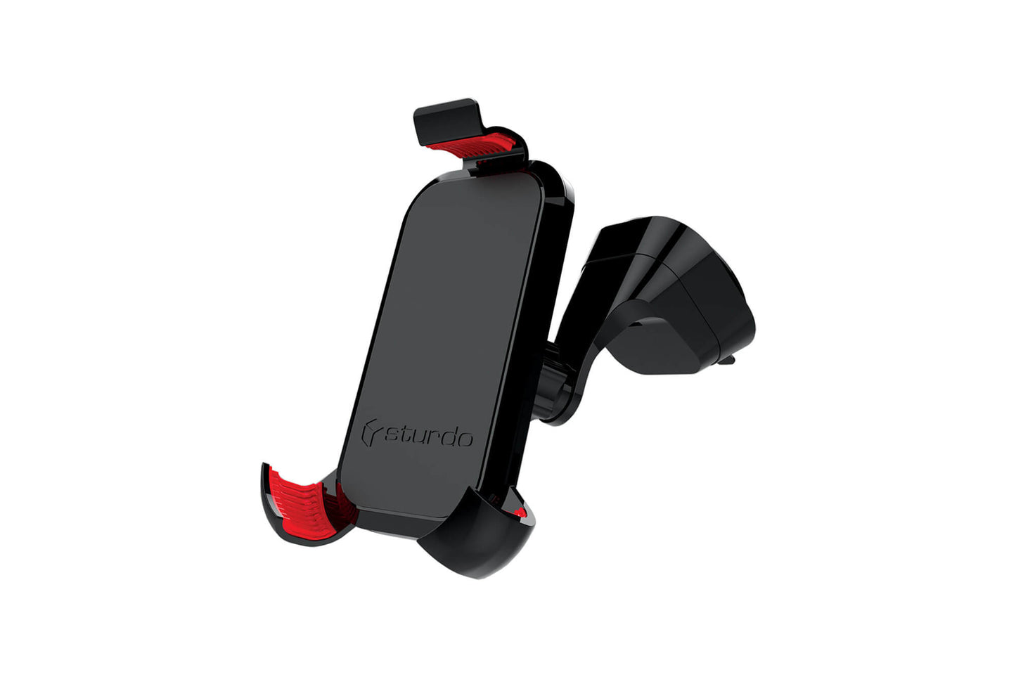 Sturdo Pro Sport suport auto negru pentru telefon, cu ventuză nano