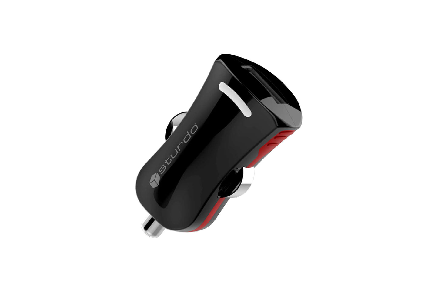 Sturdo Pro Sport Series mini încărcător auto USB negru 1xUSB, 2A