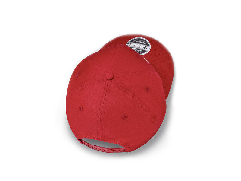 Red Mercedes cap with 3D rubberized AMG logo