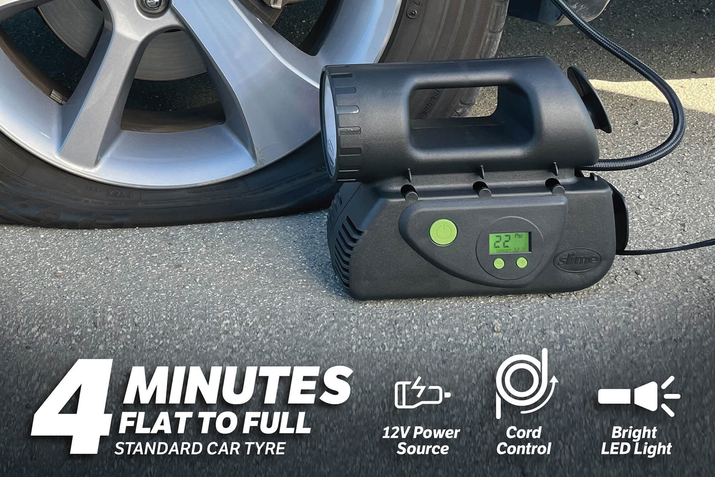 Deluxe Digital Tyre Inflator