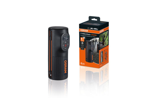 Compresor digital pentru anvelope Osram TYREinflate 2000, 5200 mAh, 8.3 bar