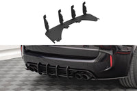 Insert difuser Maxton Design Street Pro pentru BMW X5M F85 (2014-2018), negru mat