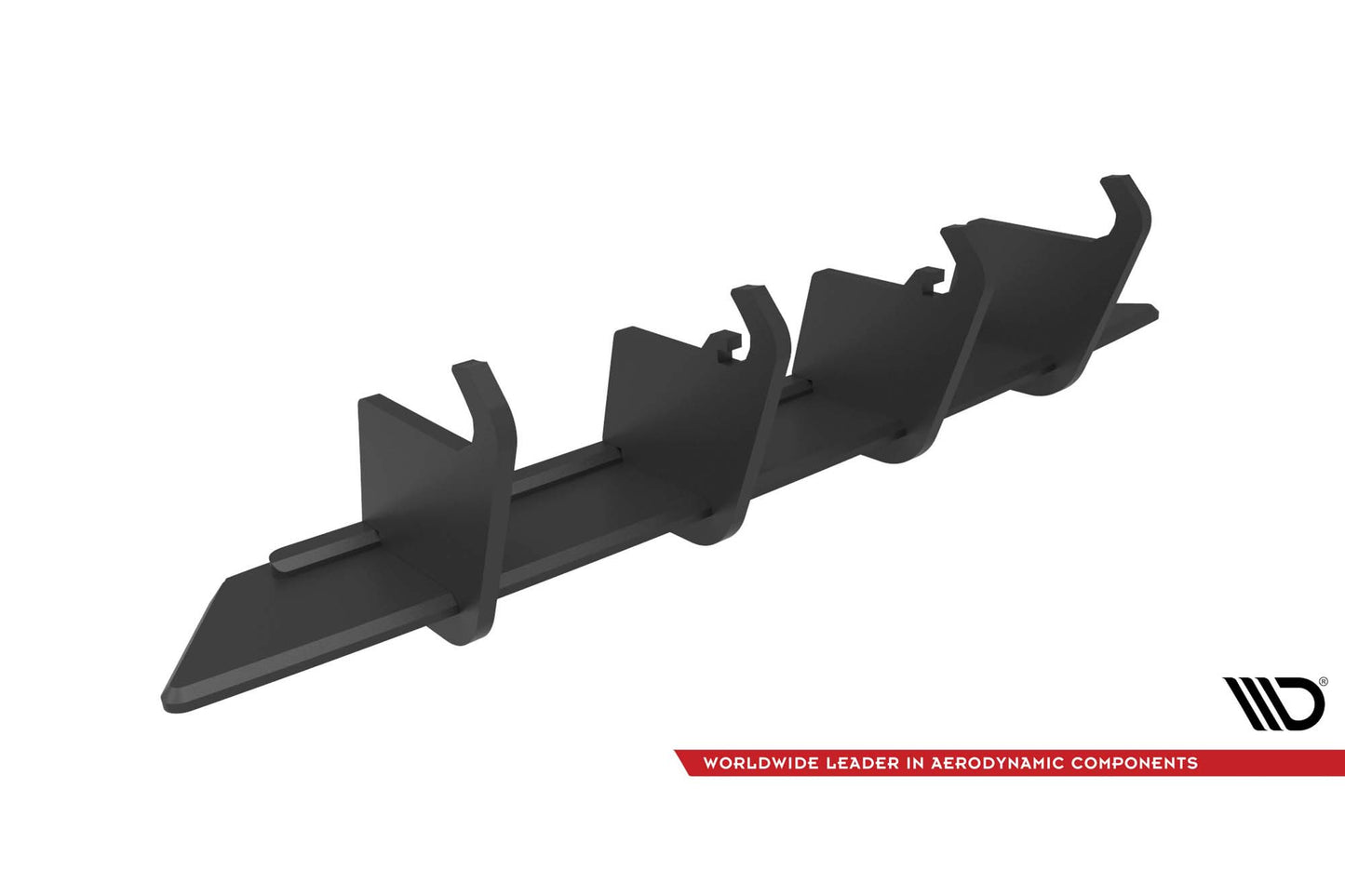 Add-on Maxton Design pentru difuser Seat Ibiza FR MK5 (2017-2021), Negru Mat