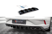 Difuser Maxton Design pentru Volkswagen Arteon R (dupa 2020), negru mat