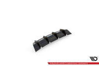 Insert difuser spate Maxton Design pentru bara R-Design Volvo V40 (2012-2019), negru lacuit