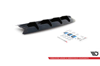 Insert difuser spate Maxton Design pentru VW Touareg R-line dupa 2018, negru lucios