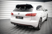 Insert difuser spate Maxton Design pentru VW Touareg R-line dupa 2018, negru lucios