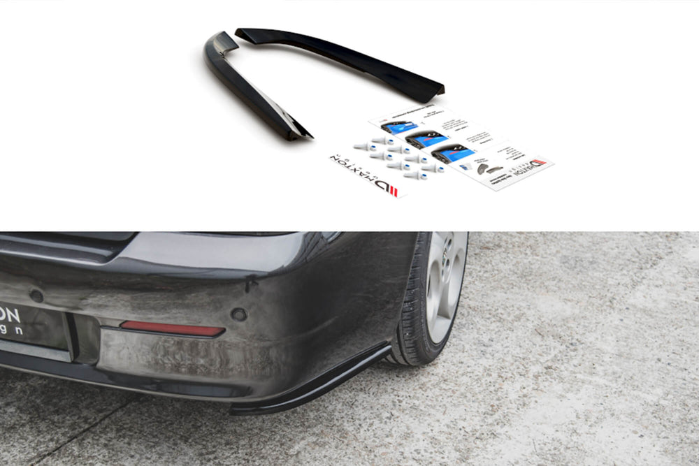 Adaos Maxton Design pentru bara spate standard Alfa Romeo 156 break 2003-2006, negru mat