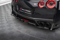 Extensie bara spate Maxton Design pentru Nissan GTR R35 (2016-2022), negru lucios