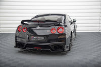 Extensie bara spate Maxton Design pentru Nissan GTR R35 (2016-2022), negru lucios