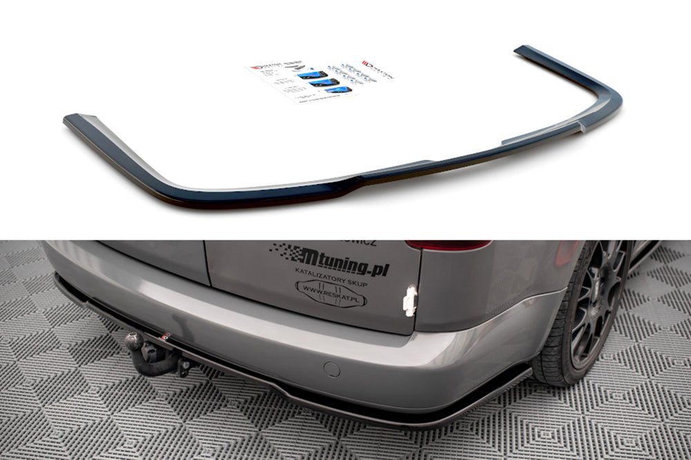 Extensie bara spate Maxton Design pentru Volkswagen Caddy (2010-2015), negru mat