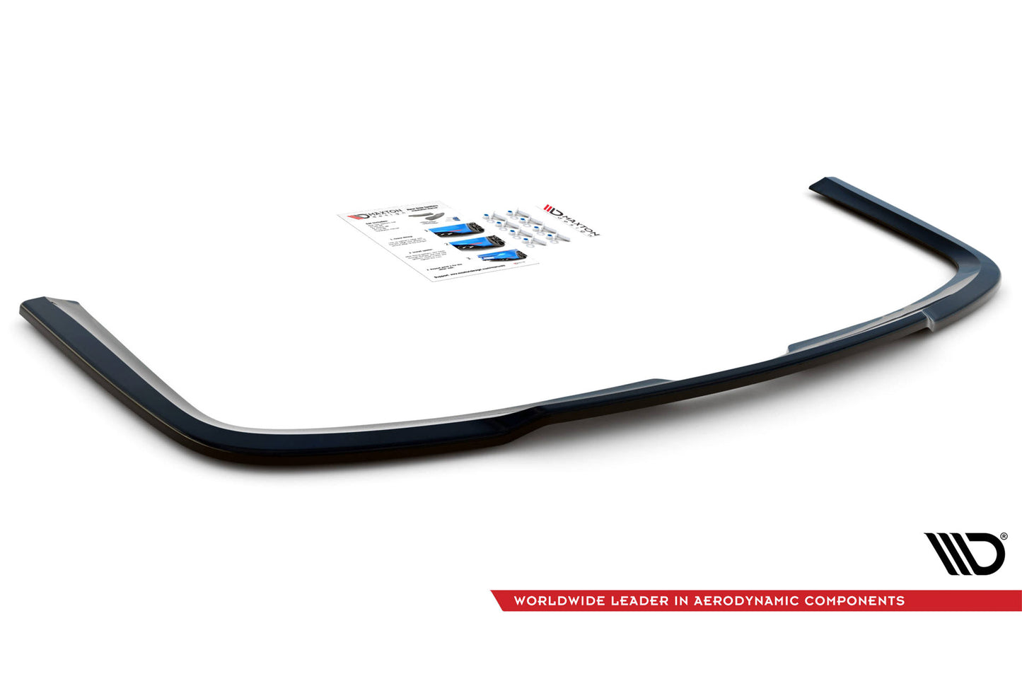 Extensie bara spate Maxton Design pentru Volkswagen Caddy (2010-2015), negru mat