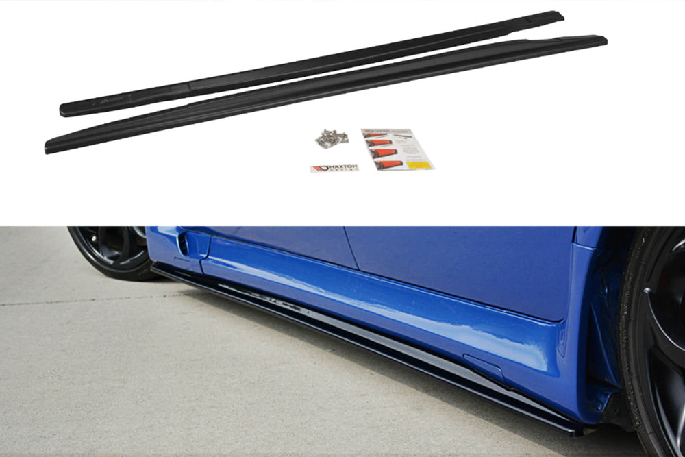 Suplimente praguri tip GTA Maxton Design pentru Alfa Romeo 156 2002–2005, negru lucios